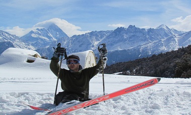 Auli skiing tour